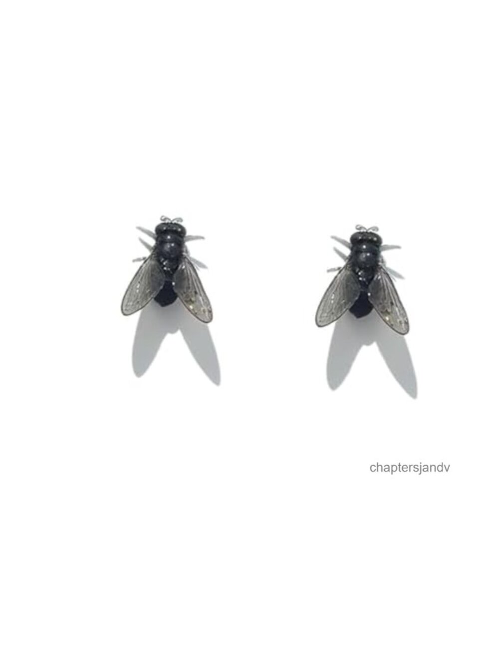 Mini Fly Drop Earrings Stainless Steel Halloween Costume
